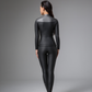 Smooth-Skin Zipper Jacket