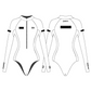 Satine Front Zipper Bodysuit