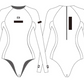 Scenery Back-Zipper Bodysuit