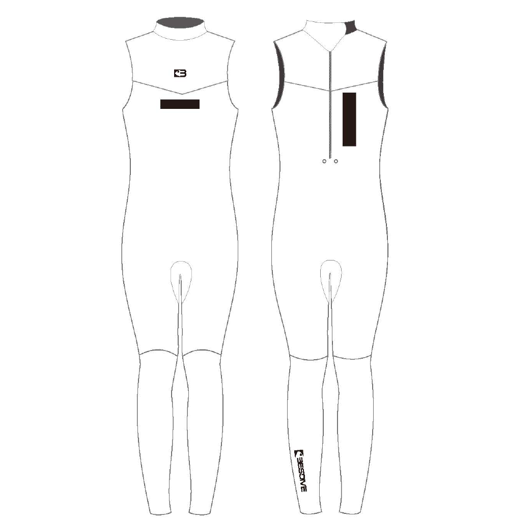 Sleeveless Smooth-Skin Wetsuit